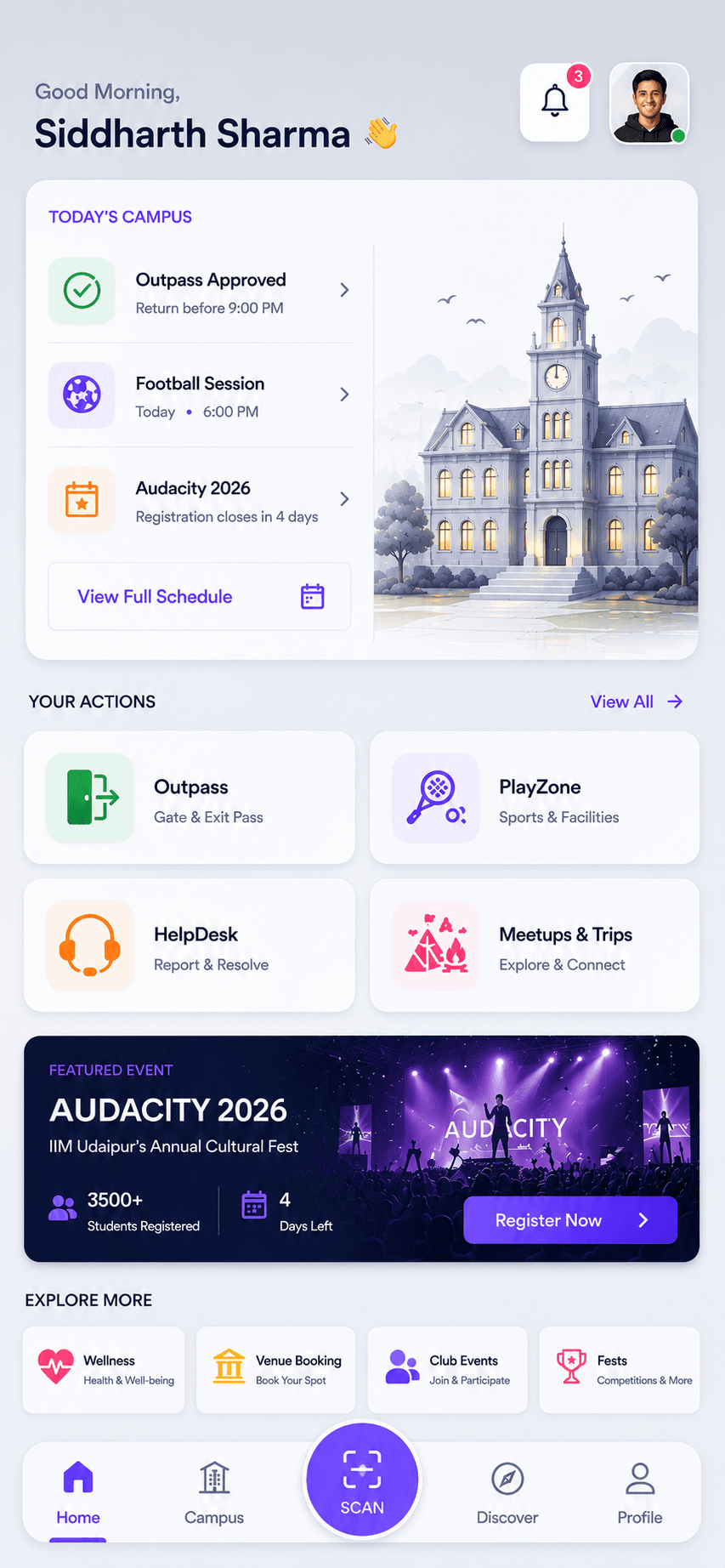 SDKLife app home screen